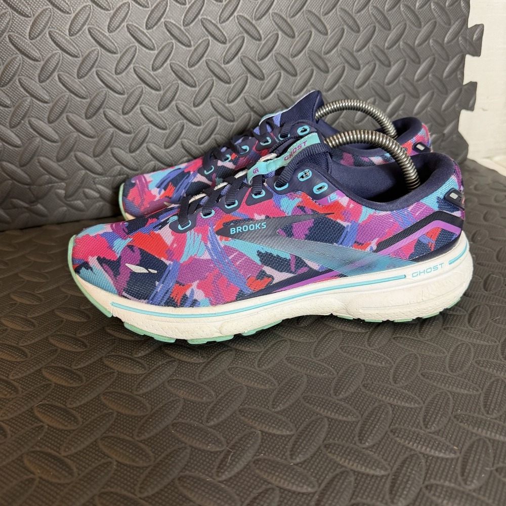 Brooks Ghost 15 Running Shoes "Empower Her" Women Size 9 Colorful Multicolor